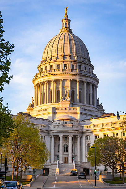 istock Scenic View of Madison Capitol at Sunset 2218508102