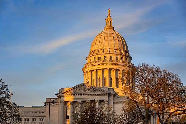 istock Scenic View of Madison Capitol at Sunset 2218508119