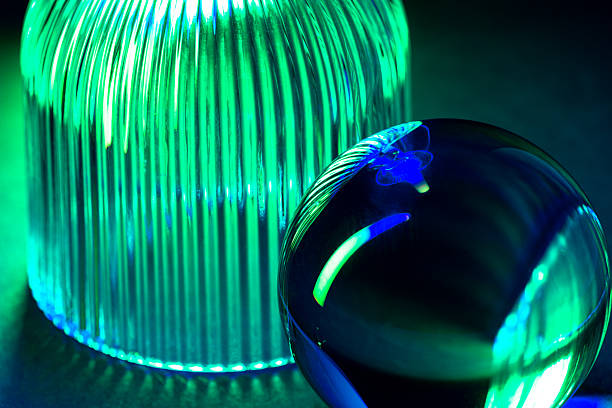 istock Elegant Glassworks Illuminated in Captivating Vibrant Tones 2218508258