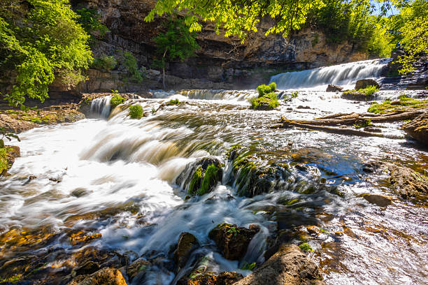 istock Scenic View of Willow Falls at Dawn 2218509061