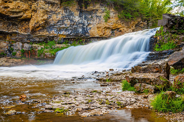 istock Scenic View of Willow Falls at Dawn 2218509102