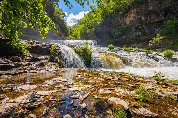 istock Scenic View of Willow Falls at Dawn 2218509111