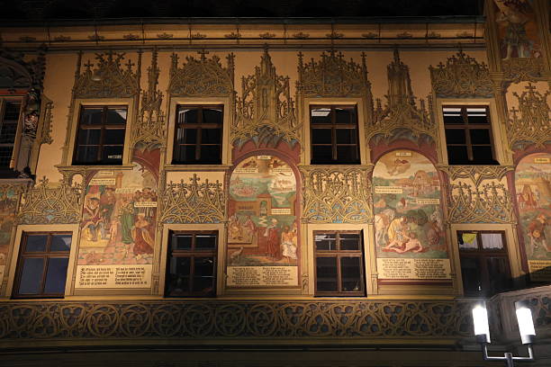 Ulms beautiful landmark at a summer night