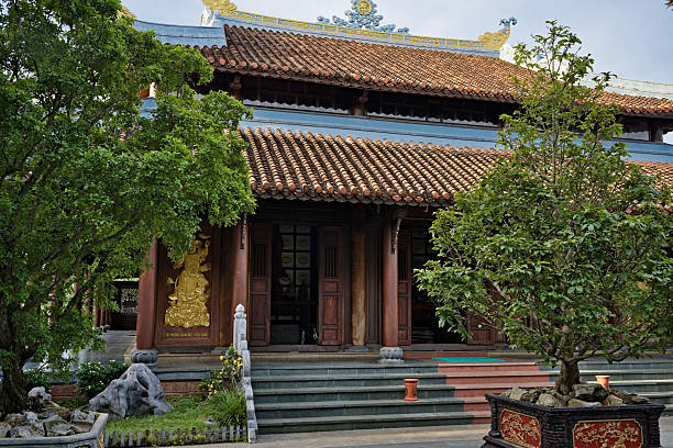 istock Traditional temple and bonsai art 2218516669