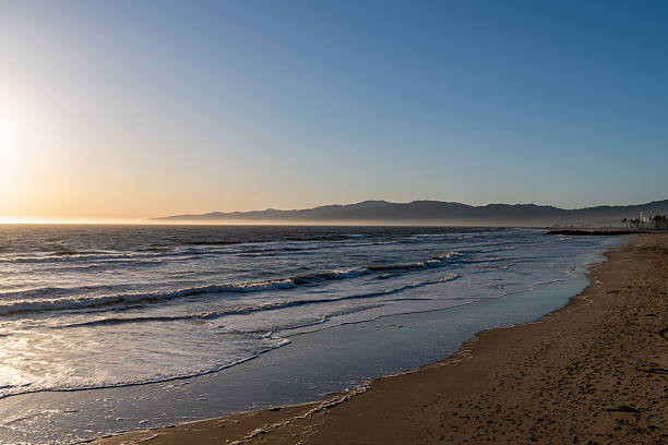 istock Waves at Venice beach California at sunset 2218517173