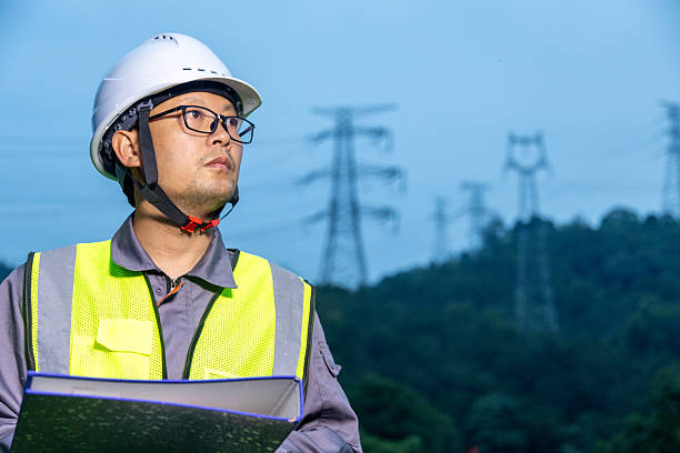 istock Engineers inspecting work at a thermal power plant 2218517736