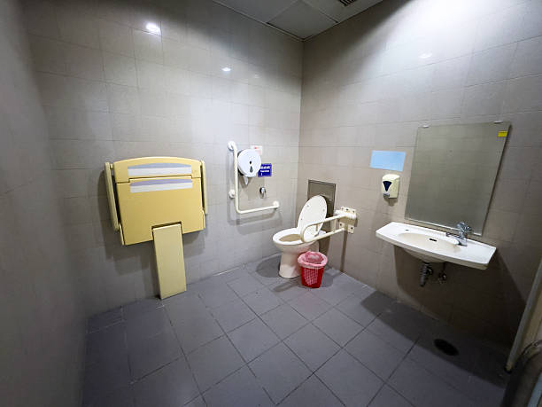 Accessible unisex public toilet