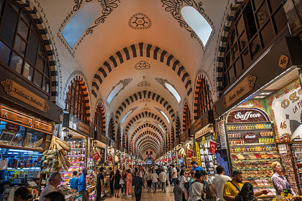 istock Market street scenes, Istanbul 2218520228