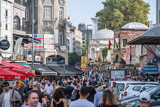 istock Market street scenes, Istanbul 2218520502