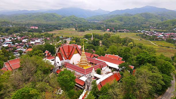 istock Phra That Cho Hae is an ancient octagonal pagoda located in Phrae Province, Thailand. 2218520933