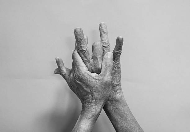 hand of the person elderly