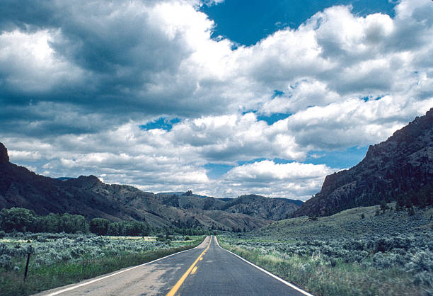 istock Highway to Cody, Wyoming - 1981 2218527016
