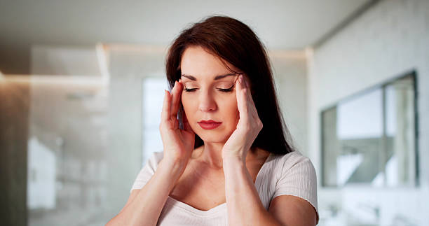 istock Disoriented Woman Facing Dizziness 2218529329