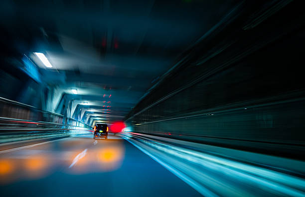 Tokyo tunnel night drive