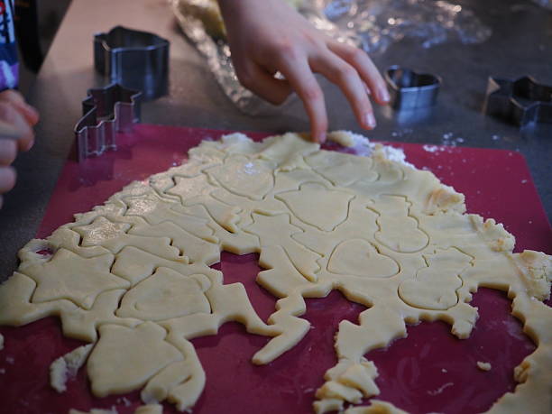 istock Baking cookies for Christmas with children 2218540042