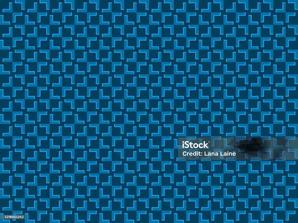 Repeating Pattern Blue Repeating Pattern Consisting Of Blue Angles Horizontal Stock ...