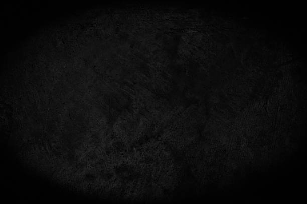 istock Close up retro plain dark black cement concrete wall background texture for show or advertise or promote product and content on display. Color old concrete wall design vintage grunge element blank. 2218548135