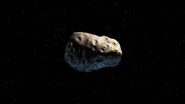 istock Asteroid Pallas isolated on black background. 2218556571