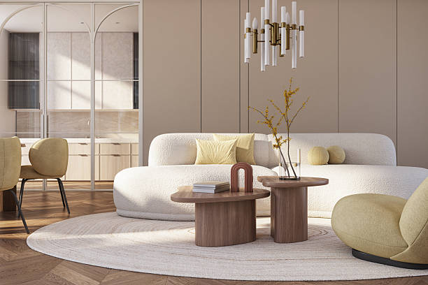 istock Modern elegant living room interior - 3d render 2218556968