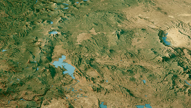 istock Klamath County OR Satellite Landscape View 3D Render True Color 2218559153