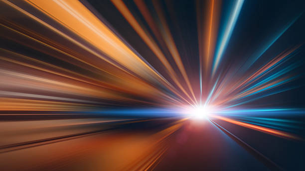 istock Zoom blur fast high speed warp moving effect for background 2218566240