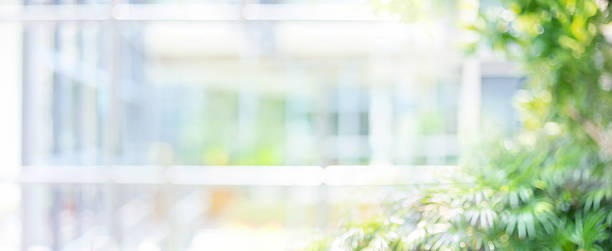 istock Blur imaged,Big modern glass wall for banner design 2218566695