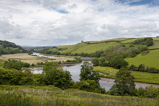 istock River Dart from the Sharpham Estate 2218567714