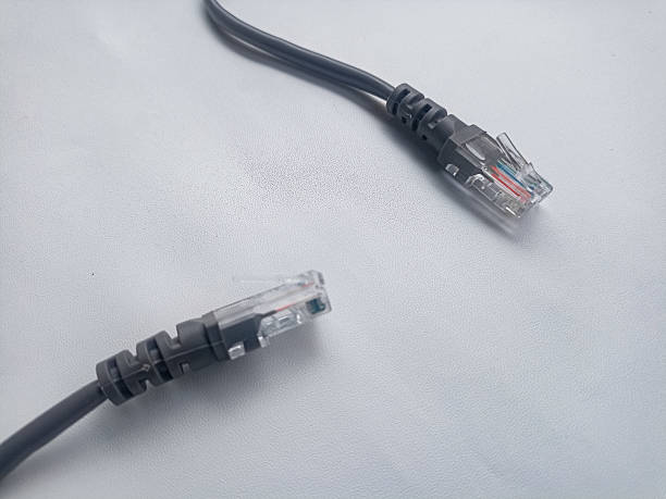 istock A coil of an Internet network cable for data transmission on a white background. Patch cord for LAN cable. 2218568263