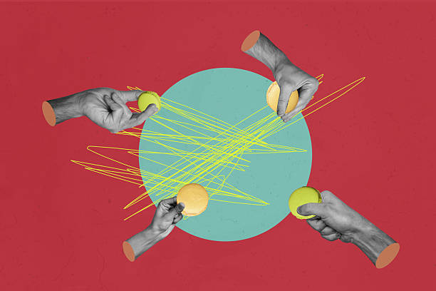 istock Creative picture collage 3d human hands share hold macaroons dessert sugary meal delicious food drawing doodles body fragments cafe order 2218569738