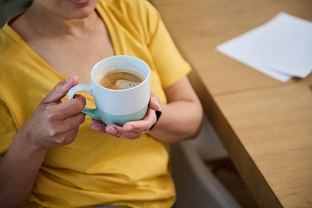 istock Morning Coffee Break in a Cozy Home Interior Setting with Relaxed Ambiance 2218578820