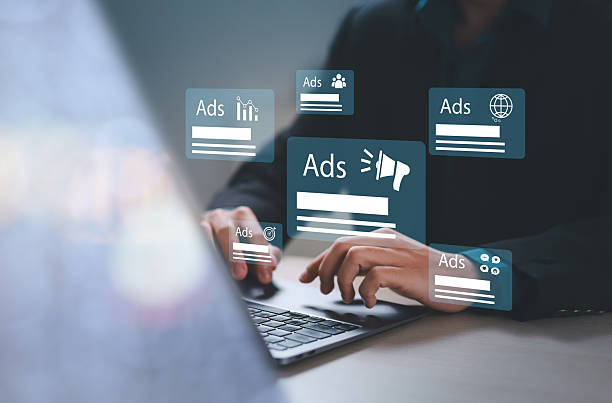 istock Advertising and digital marketing analytics concepts for ad performance dashboards, providing insights into customer engagement, social media strategy, audience targeting, and ROI measurement. 2218581769