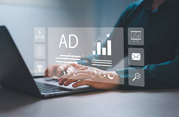 istock Advertising and digital marketing analytics concepts for ad performance dashboards, providing insights into customer engagement, social media strategy, audience targeting, and ROI measurement. 2218581771