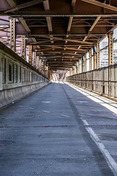 istock Deserted Urban Bridge Walkway 2218586637