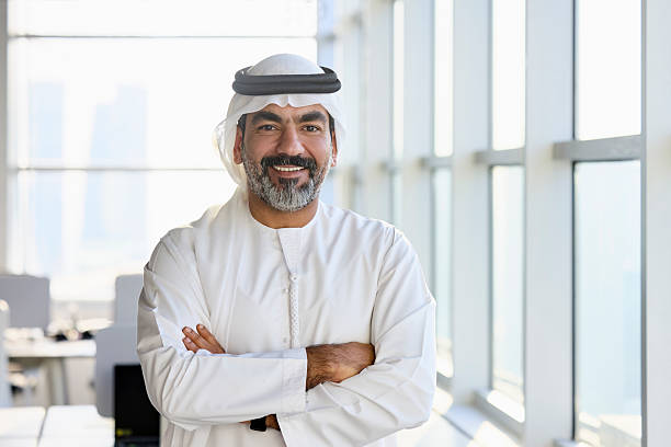 istock Emirati businessman posing with arms crossed 2218600365