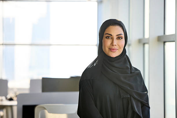 istock Confident middle eastern businesswoman at office 2218600368