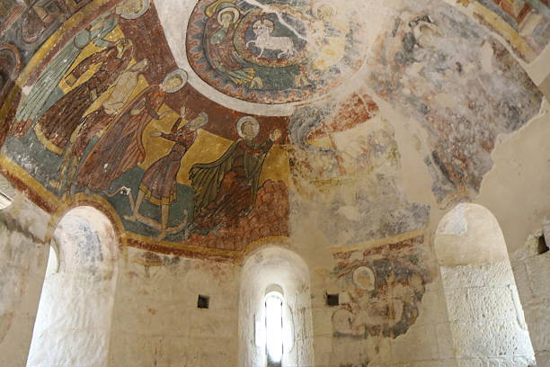 istock Saint Aignan - Collegiate church crypt 2218605471