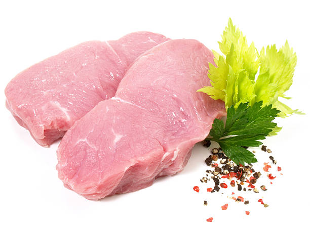 istock Veal Striploin Steaks - Isolated 2218610750