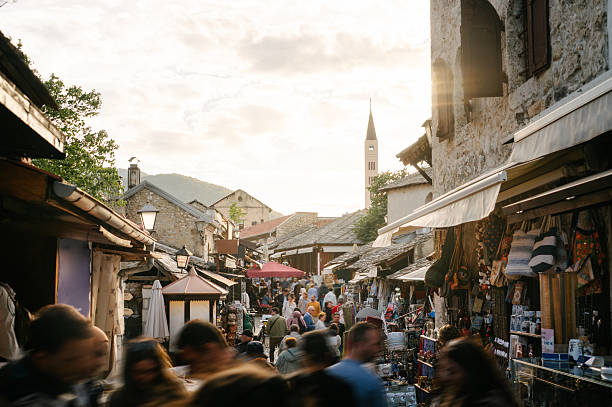 istock Street in Mostar Old town 2218611166