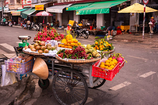 istock Traditional Vietnam street fruit vendor 2218630206