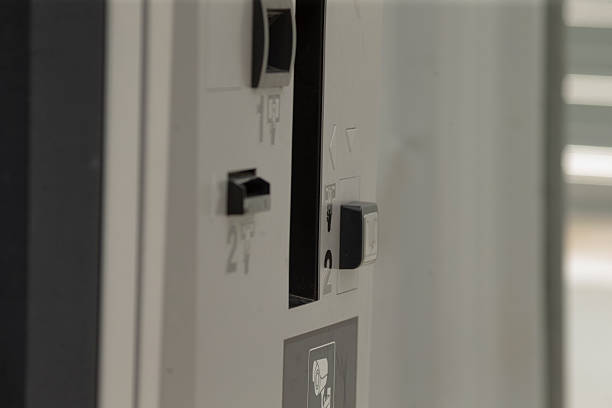 istock A Detailed CloseUp of the Control Panel Featuring Switches and Dials 2218630611