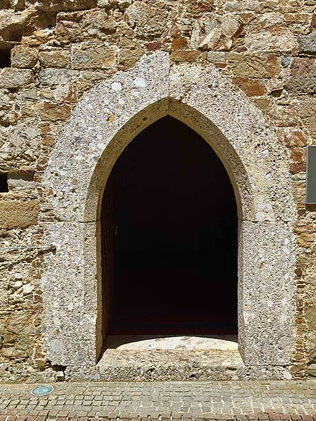 View of the old ruins of Schaaken Monastery. Benedictine monastery near Lichtenfels.