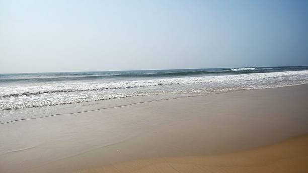 istock Serene Sandy Beach with Gentle Waves 2218638900