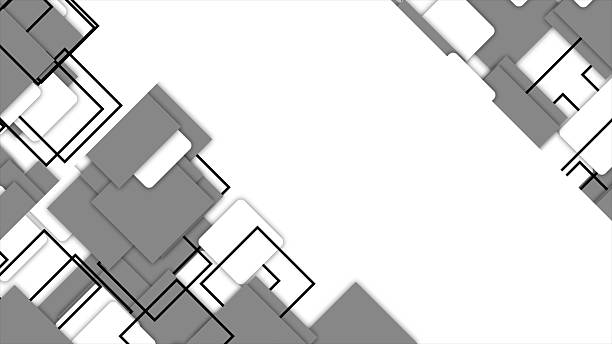 istock simple futuristic moving white squares gradient geometrical white background 2218640993
