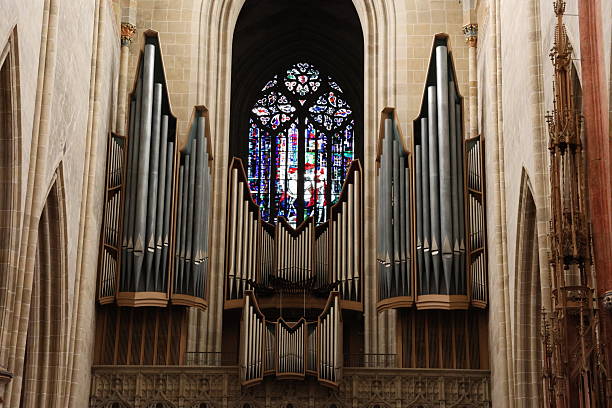 istock Interior decoration of Ulm minster 2218641116