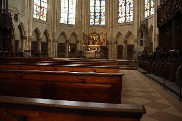 istock Interior decoration of Ulm minster 2218641125