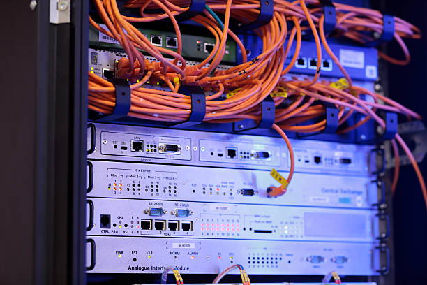 istock digital communication equipment in telecom cabinet 2218643556