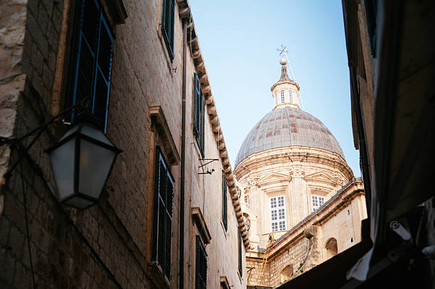 The dome of St Blaise's Church in Dubrovnik, Croatia