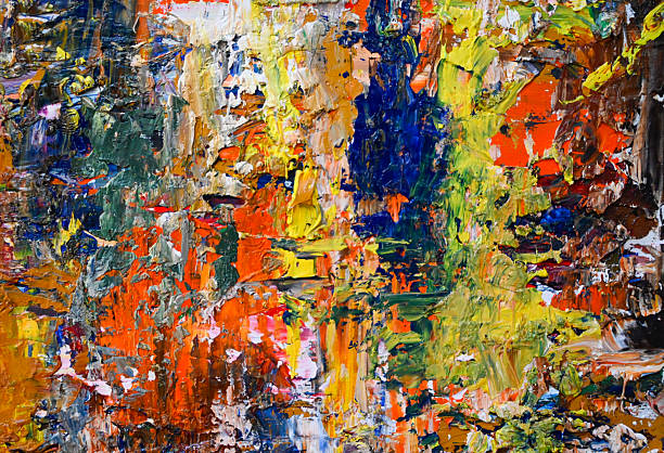istock From Palette to Painting – Abstract Oil Artwork Born from the Creative Process 2218652477