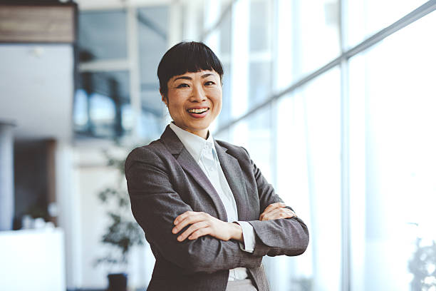 istock Asian corporate employee portrait in office environment 2218652506