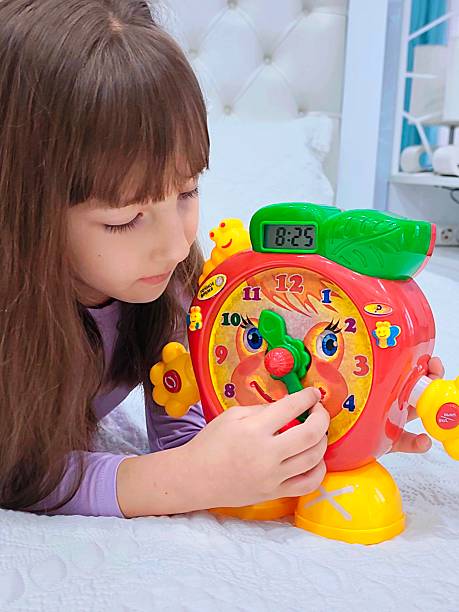 Colorful toys on a white background
